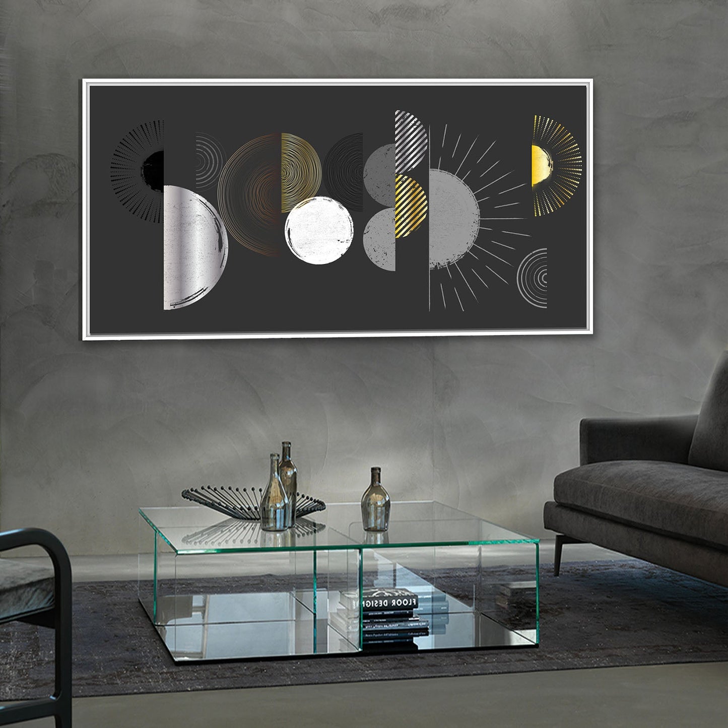 Quadro Moderno "Armonie Lunari" - Playcolour Design Shop Online