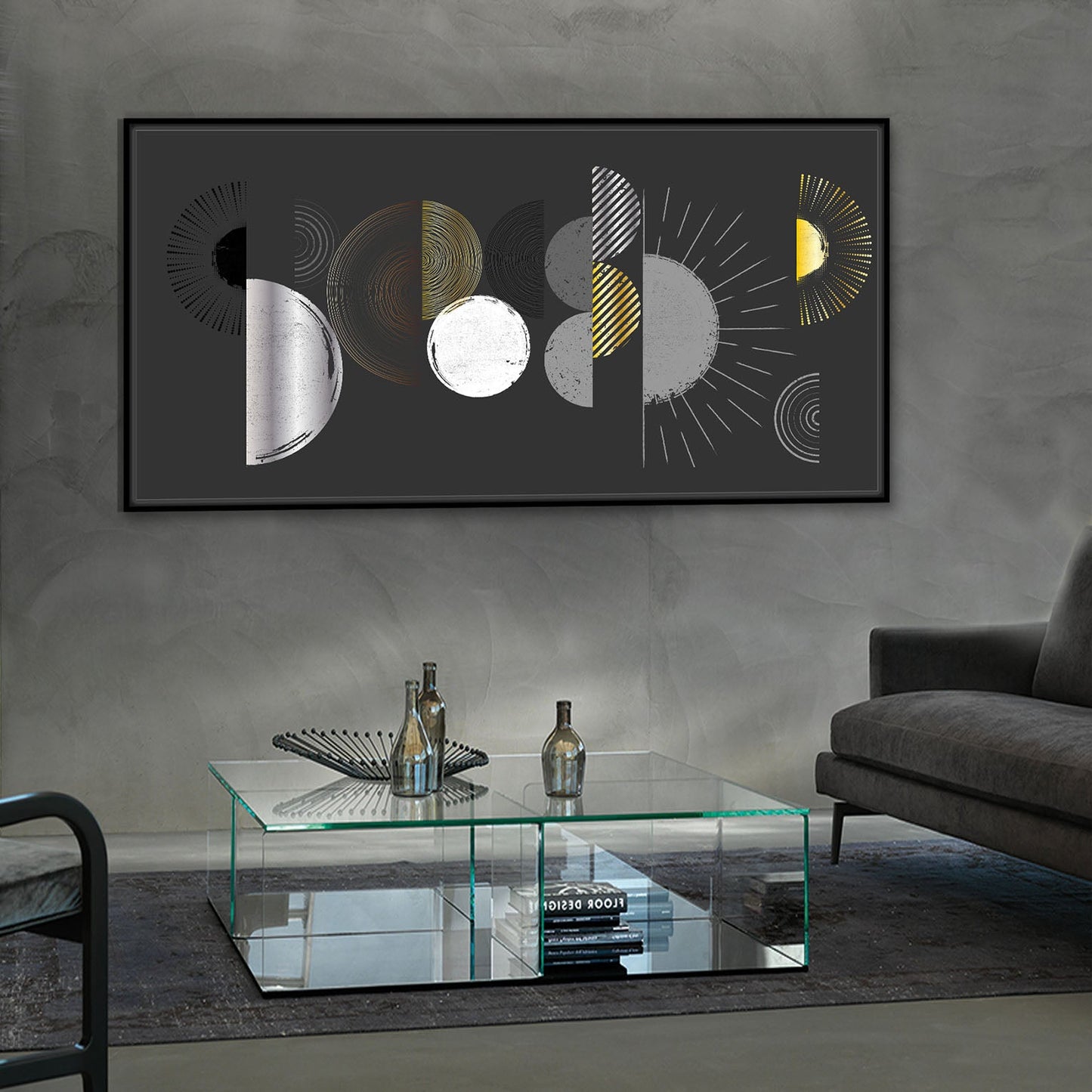 Quadro Moderno "Armonie Lunari" - Playcolour Design Shop Online