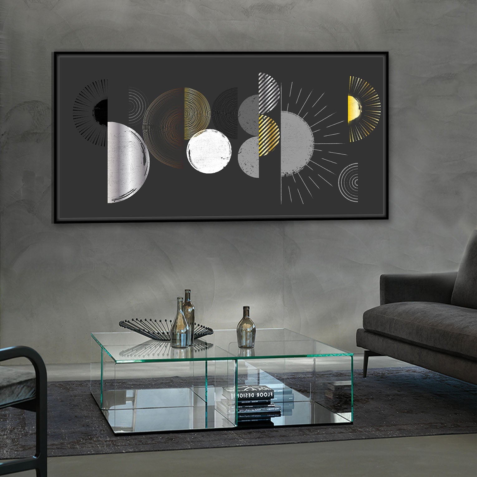 Quadro Moderno "Armonie Lunari" - Playcolour Design Shop Online