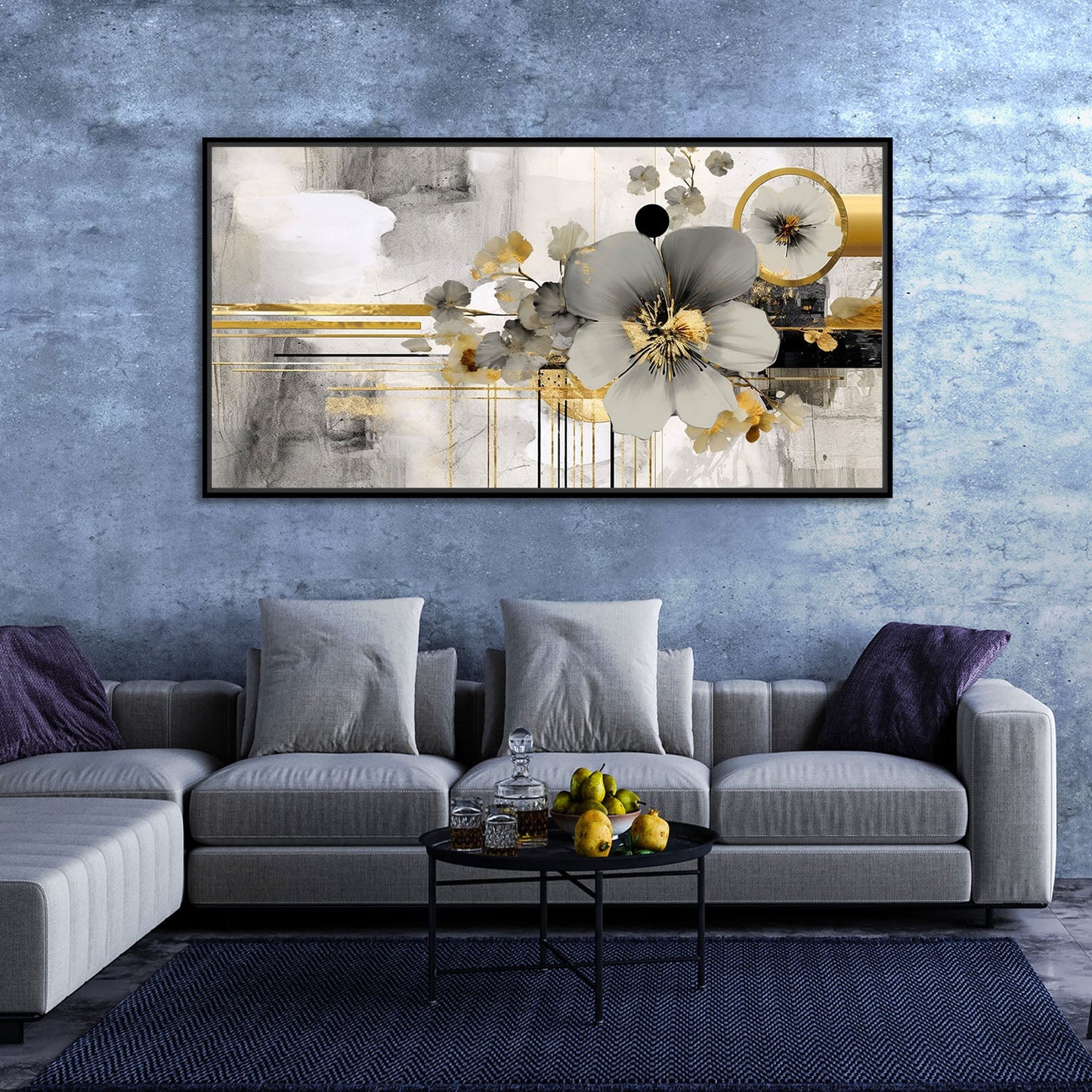Quadro Moderno "Fiori dal Futuro" - Playcolour Design Shop Online