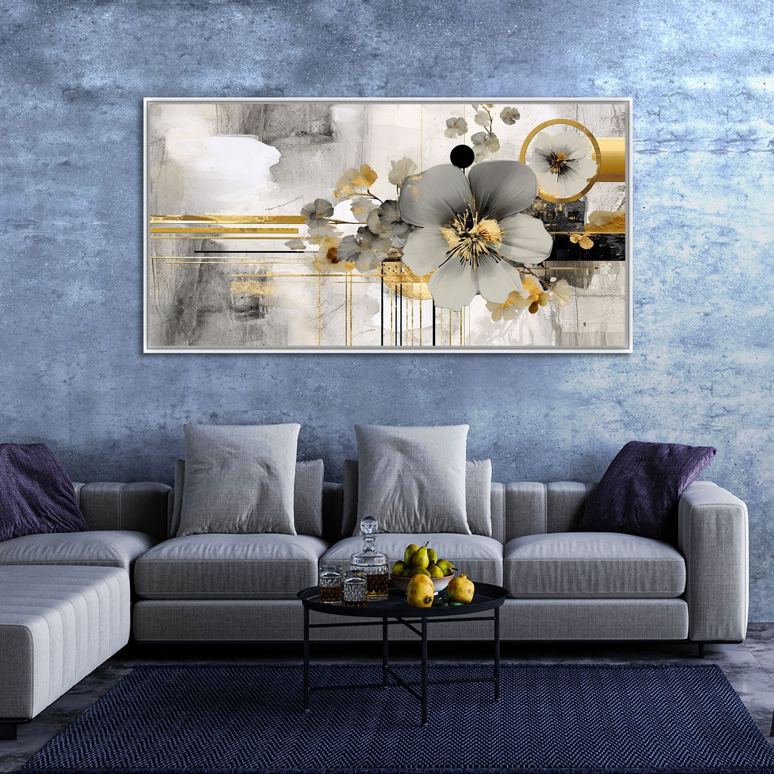Quadro Moderno "Fiori dal Futuro" - Playcolour Design Shop Online