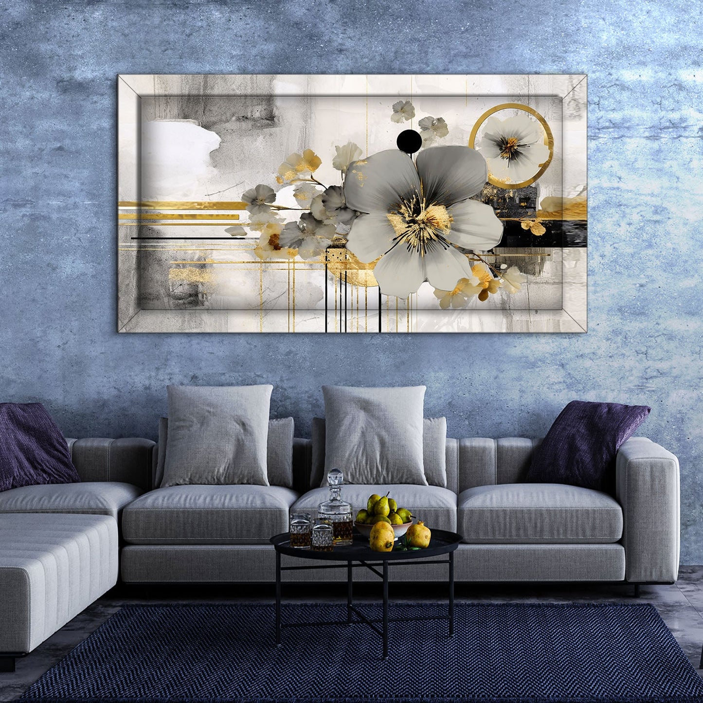 Quadro Moderno "Fiori dal Futuro" - Playcolour Design Shop Online