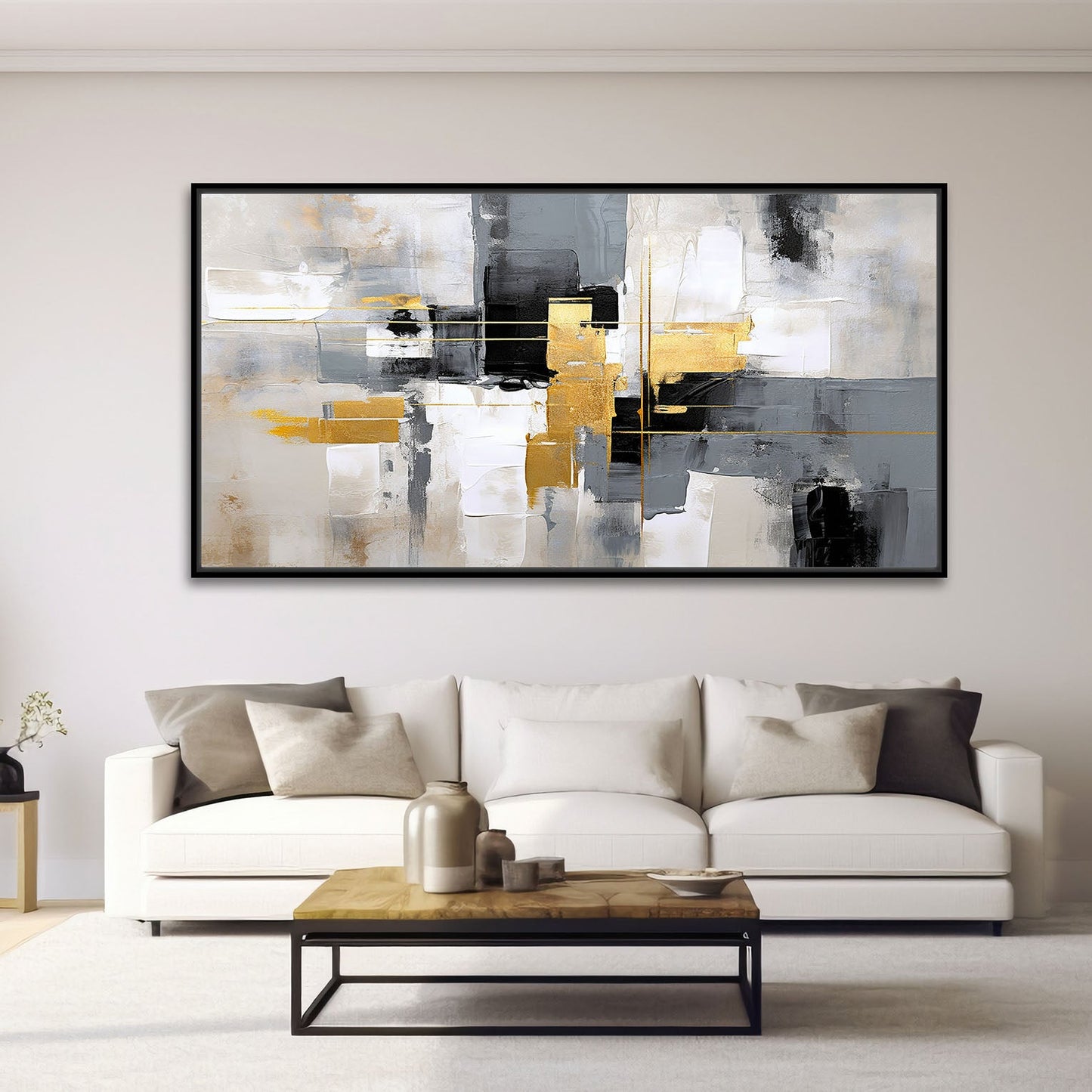 Quadro Moderno "Geometrie Incrociate" - Playcolour Design Shop Online