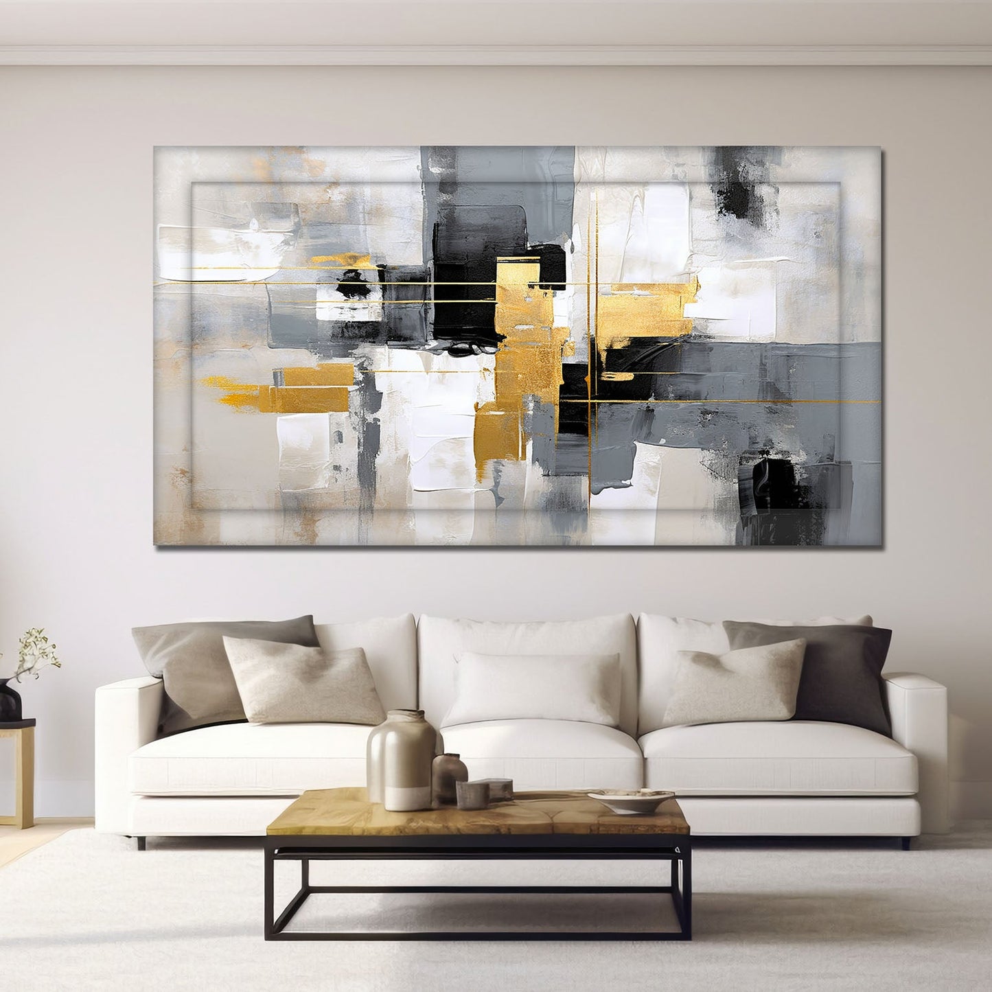 Quadro Moderno "Geometrie Incrociate" - Playcolour Design Shop Online