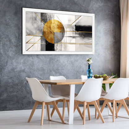 Quadro Moderno "Intersezioni Dorate" - Playcolour Design Shop Online