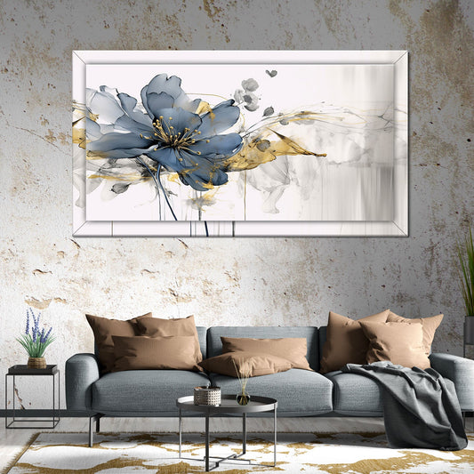 Quadro Moderno "Petali d'Inchiostro" - Playcolour Design Shop Online